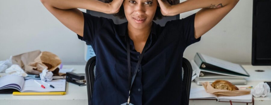 Woman overcoming resistance with a mindset reset ritual