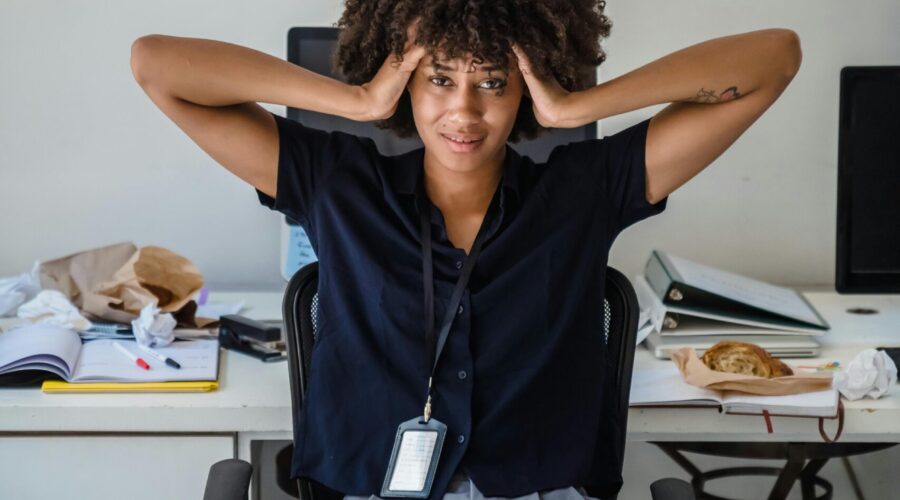 Woman overcoming resistance with a mindset reset ritual