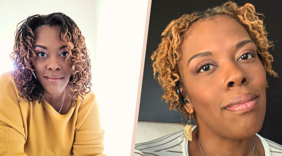 woman with locs, big chop, starting over